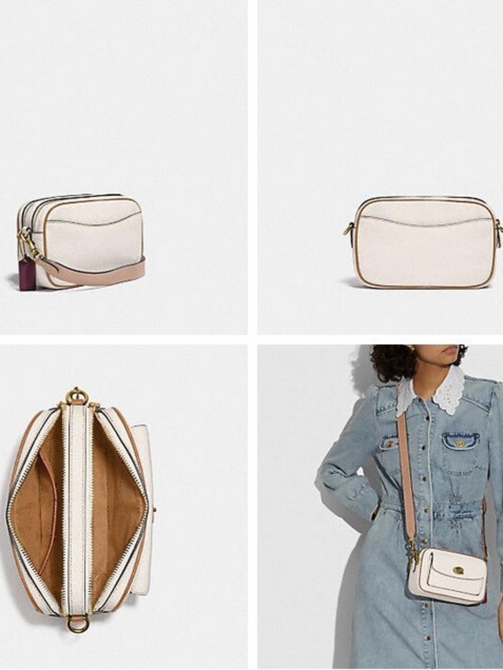 BNWT WILLOW COACH CAMERA LEATHER CROSSBODY SHOULDER BAG